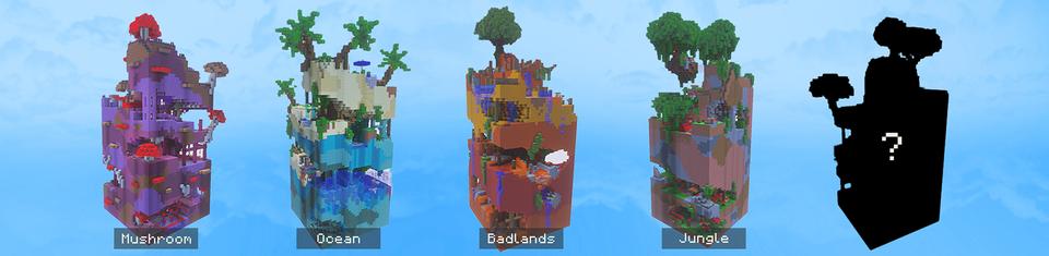 Panorama of the Minecraft Bedrock Marketplace product Parkour Chunks created by GoE-Craft.