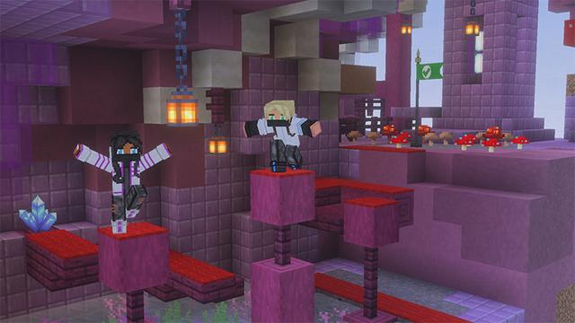 Screenshot of the Minecraft Bedrock Marketplace product Parkour Chunks created by GoE-Craft.