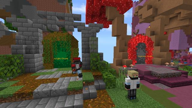 Screenshot of the Minecraft Bedrock Marketplace product Parkour Chunks created by GoE-Craft.