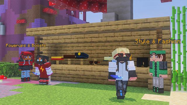 Screenshot of the Minecraft Bedrock Marketplace product Parkour Chunks created by GoE-Craft.