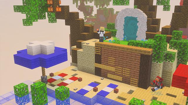 Screenshot of the Minecraft Bedrock Marketplace product Parkour Chunks created by GoE-Craft.