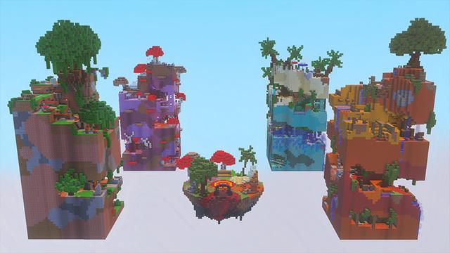 Screenshot of the Minecraft Bedrock Marketplace product Parkour Chunks created by GoE-Craft.