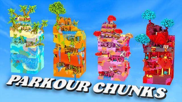 Thumbnail of the Minecraft Bedrock Marketplace product Parkour Chunks created by GoE-Craft.