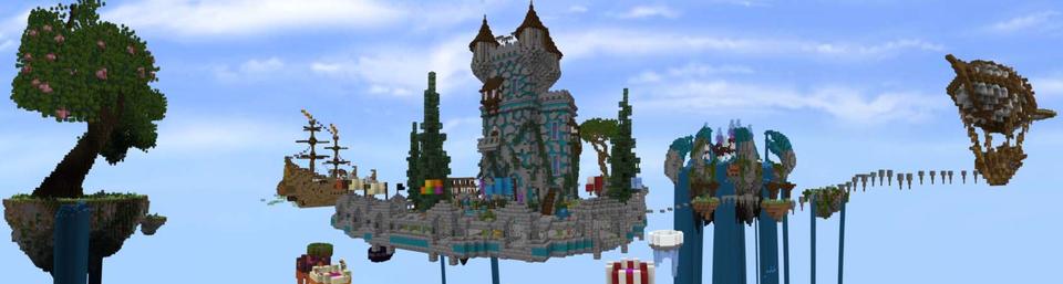 Panorama of the Minecraft Bedrock Marketplace product Parkour Mania created by GoE-Craft.