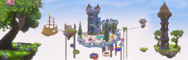 Panorama of the Minecraft Bedrock Marketplace product Parkour Mania created by GoE-Craft.