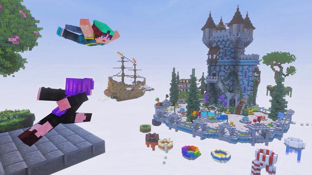 Screenshot of the Minecraft Bedrock Marketplace product Parkour Mania created by GoE-Craft.