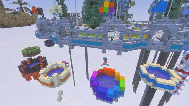 Screenshot of the Minecraft Bedrock Marketplace product Parkour Mania created by GoE-Craft.