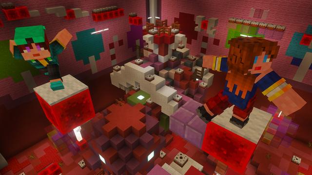 Screenshot of the Minecraft Bedrock Marketplace product Parkour Mania created by GoE-Craft.