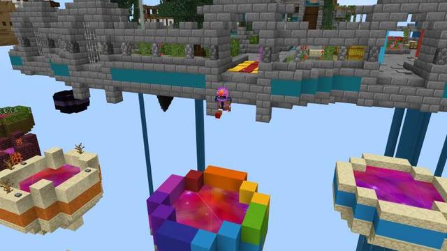 Screenshot of the Minecraft Bedrock Marketplace product Parkour Mania created by GoE-Craft.
