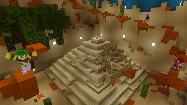 Screenshot of the Minecraft Bedrock Marketplace product Parkour Mania created by GoE-Craft.