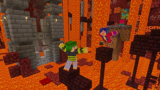 Screenshot of the Minecraft Bedrock Marketplace product Parkour Mania created by GoE-Craft.