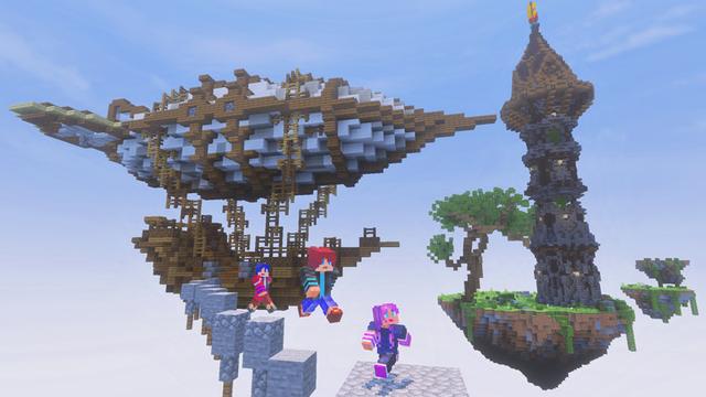 Screenshot of the Minecraft Bedrock Marketplace product Parkour Mania created by GoE-Craft.
