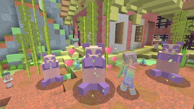 Screenshot of the Minecraft Bedrock Marketplace product Pastel Craft created by GoE-Craft.