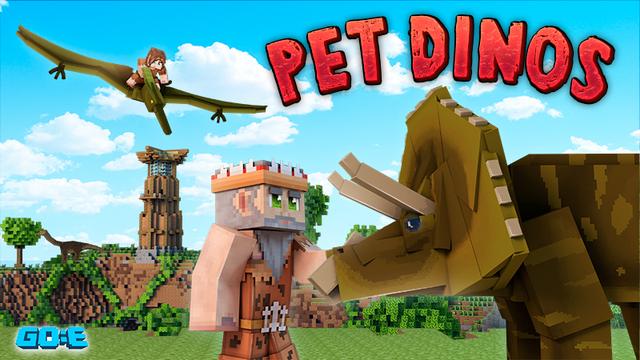 Thumbnail of the Minecraft Bedrock Marketplace product Pet Dinos created by GoE-Craft.