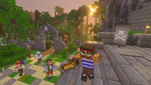 Screenshot of the Minecraft Bedrock Marketplace product Pirate Life created by GoE-Craft.
