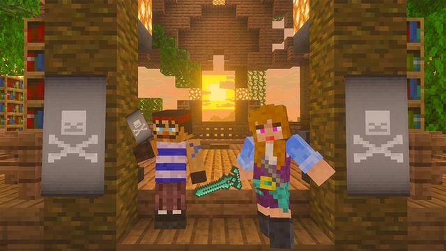 Screenshot of the Minecraft Bedrock Marketplace product Pirate Life created by GoE-Craft.