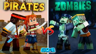 Thumbnail of the Minecraft Bedrock Marketplace product Pirates vs. Zombies created by GoE-Craft.