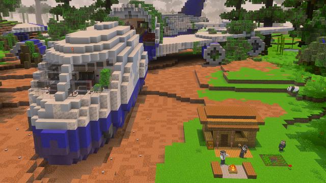 Screenshot of the Minecraft Bedrock Marketplace product Plane Crash created by GoE-Craft.