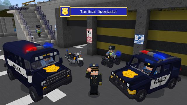 Screenshot of the Minecraft Bedrock Marketplace product Police Academy created by GoE-Craft.