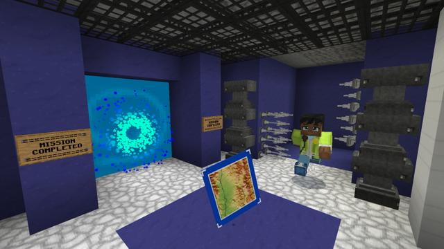 Screenshot of the Minecraft Bedrock Marketplace product Police Parachuters created by GoE-Craft.