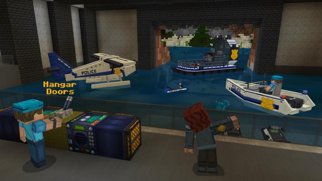 Screenshot of the Minecraft Bedrock Marketplace product Police Underground Base created by GoE-Craft.
