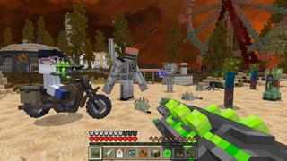 Screenshot of the Minecraft Bedrock Marketplace product Post Apocalyptic Shelter created by GoE-Craft.