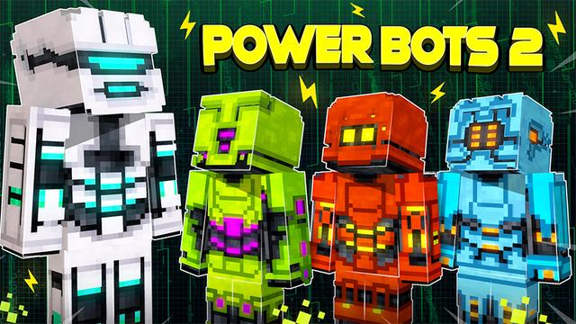 Thumbnail of the Minecraft Bedrock Marketplace product Power Bots 2 created by GoE-Craft.