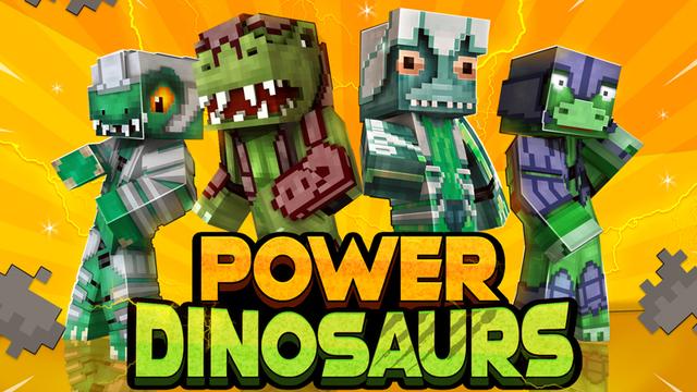 Thumbnail of the Minecraft Bedrock Marketplace product Power Dinosaurs created by GoE-Craft.
