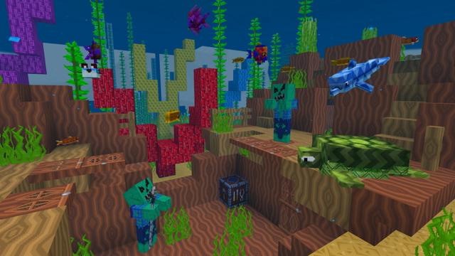 Screenshot of the Minecraft Bedrock Marketplace product Quantum HD - Texture Pack created by GoE-Craft.