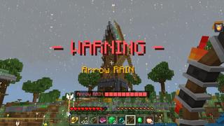 Screenshot of the Minecraft Bedrock Marketplace product Rain But Arrows created by GoE-Craft.