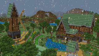 Screenshot of the Minecraft Bedrock Marketplace product Rain But Arrows created by GoE-Craft.