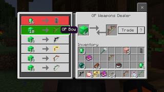 Screenshot of the Minecraft Bedrock Marketplace product Rain But Arrows created by GoE-Craft.
