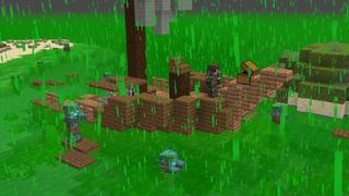 Screenshot of the Minecraft Bedrock Marketplace product Rain But Toxic! created by GoE-Craft.