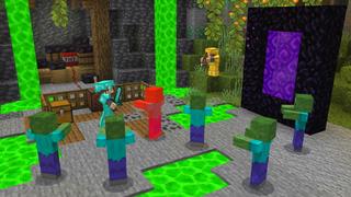 Screenshot of the Minecraft Bedrock Marketplace product Rain But Toxic! created by GoE-Craft.