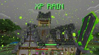 Screenshot of the Minecraft Bedrock Marketplace product Rain But XP! created by GoE-Craft.