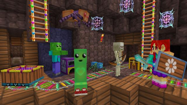 Screenshot of the Minecraft Bedrock Marketplace product Rainbow Craft created by GoE-Craft.