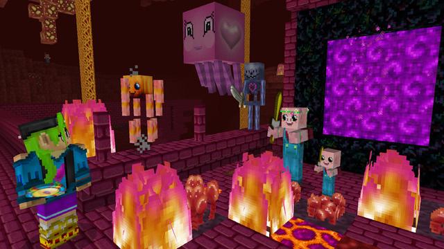 Screenshot of the Minecraft Bedrock Marketplace product Rainbow Craft created by GoE-Craft.