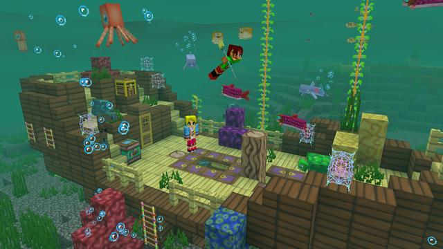 Screenshot of the Minecraft Bedrock Marketplace product Rainbow Craft created by GoE-Craft.