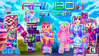 Thumbnail of the Minecraft Bedrock Marketplace product Rainbow Storm Skin Pack created by GoE-Craft.