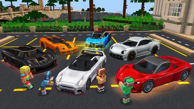 Screenshot of the Minecraft Bedrock Marketplace product Realism Cars Add-On created by GoE-Craft.