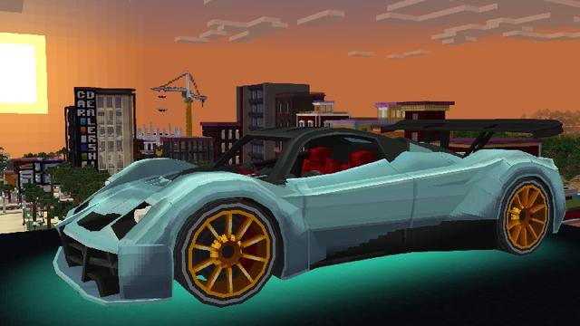 Screenshot of the Minecraft Bedrock Marketplace product Realism Cars Add-On created by GoE-Craft.