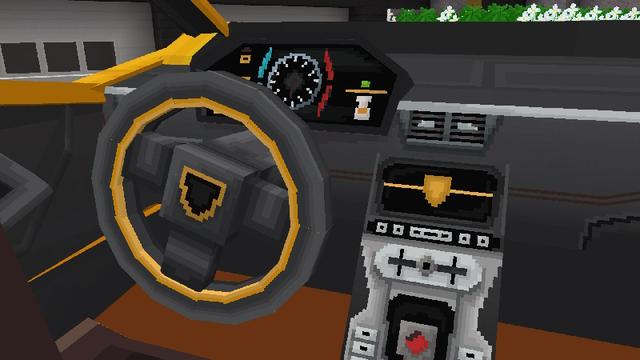 Screenshot of the Minecraft Bedrock Marketplace product Realism Cars Add-On created by GoE-Craft.
