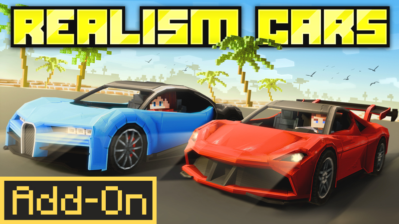 Thumbnail of the Minecraft Bedrock Marketplace product Realism Cars Add-On created by GoE-Craft.
