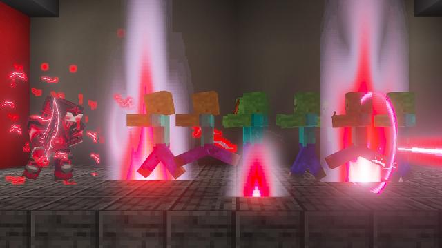 Screenshot of the Minecraft Bedrock Marketplace product Realism Weapons Add-On created by GoE-Craft.