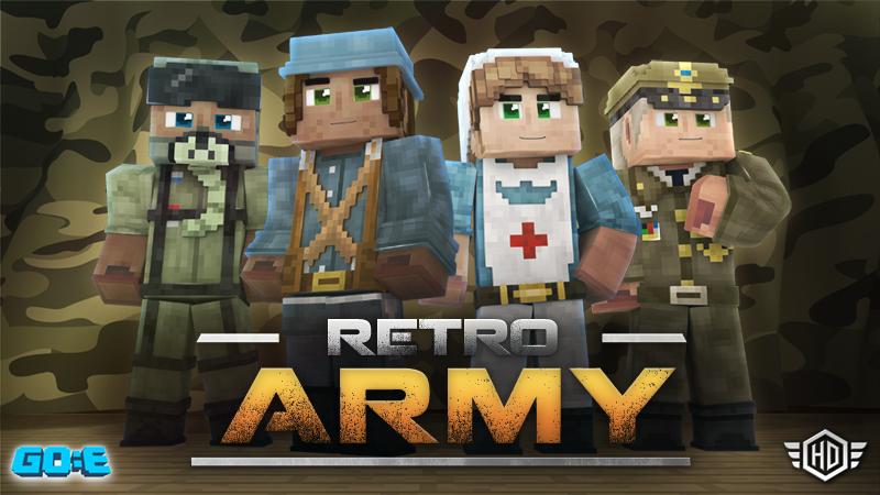 Retro Army by GoE-Craft | CHUNK - Minecraft Bedrock Marketplace Explorer