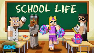 Thumbnail of the Minecraft Bedrock Marketplace product School Life created by GoE-Craft.