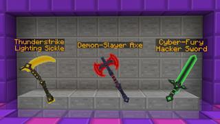 Screenshot of the Minecraft Bedrock Marketplace product SCI-FI Weapons created by GoE-Craft.