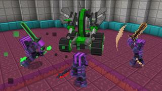 Screenshot of the Minecraft Bedrock Marketplace product SCI-FI Weapons created by GoE-Craft.