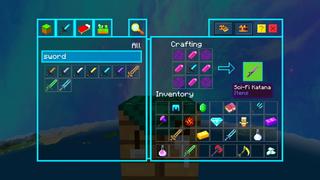 Screenshot of the Minecraft Bedrock Marketplace product SCI-FI Weapons created by GoE-Craft.