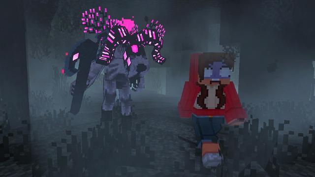 Screenshot of the Minecraft Bedrock Marketplace product SCP Monsters Add-On created by GoE-Craft.